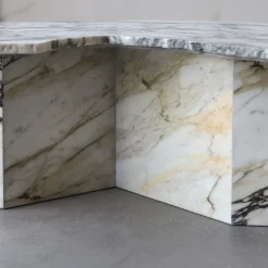 Stone Stackers Coffee Tables<SST034 Calacatta Monet Marble Coffee Table