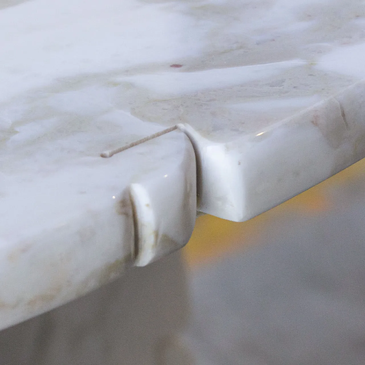 Stone Stackers Side Tables<SST023 Calacatta Oro Round Marble Side Table