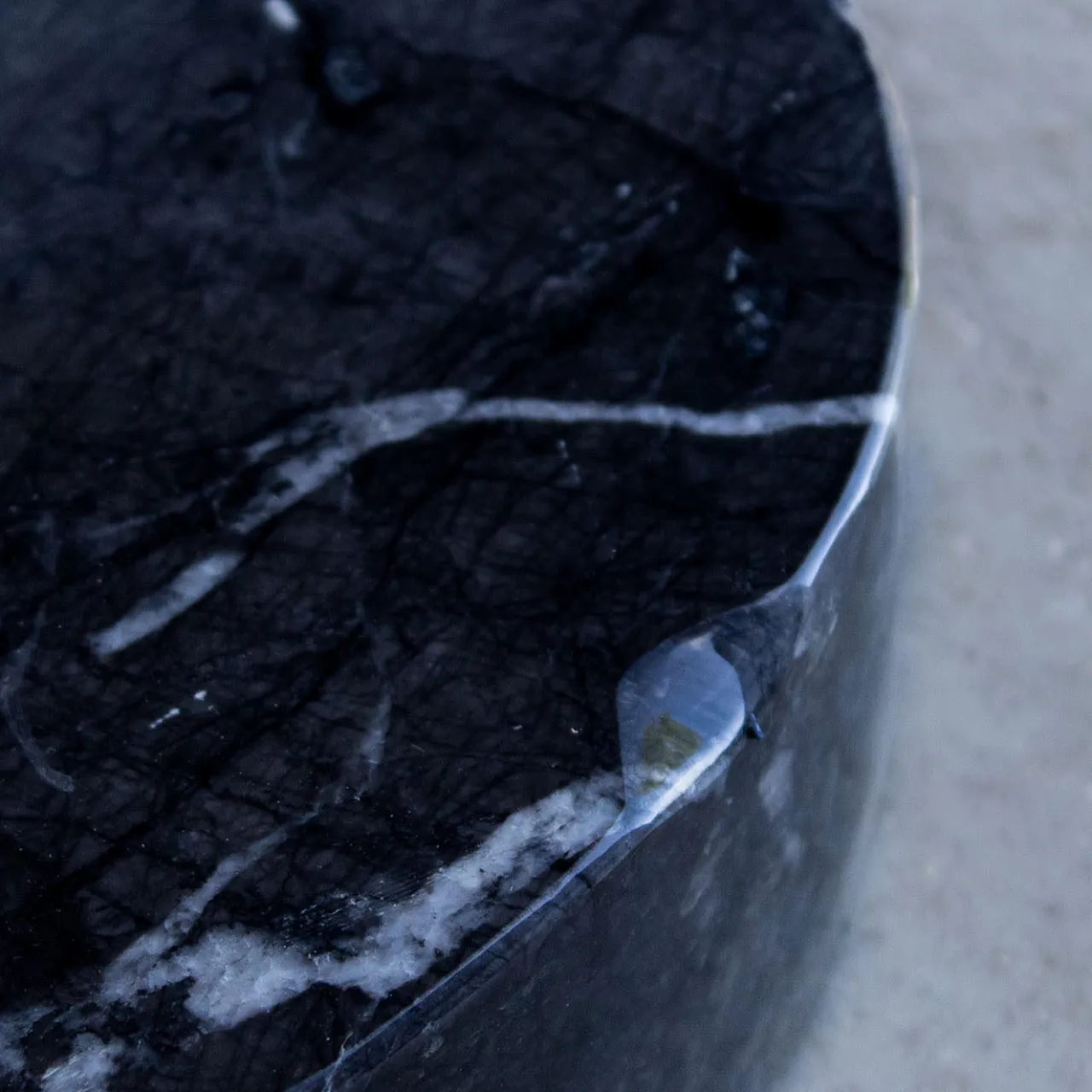 Stone Stackers Side Tables<SST022 Calacatta Oro Squared Marble Side Table