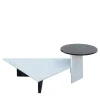 Stone Stackers Coffee Tables<SST014 Carrara and Marquinia Marble Low Tables