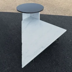 Stone Stackers Coffee Tables<SST014 Carrara and Marquinia Marble Low Tables