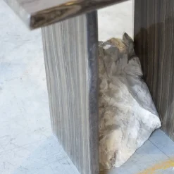Stone Stackers Side Tables<SST013-1 Eramosa Marble Side Table
