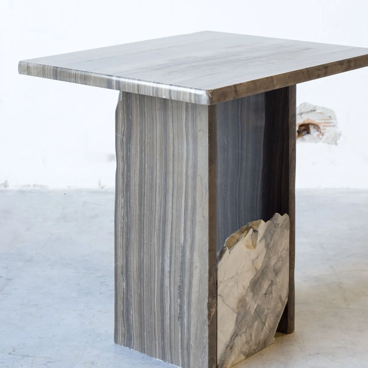 Stone Stackers Side Tables<SST013-1 Eramosa Marble Side Table