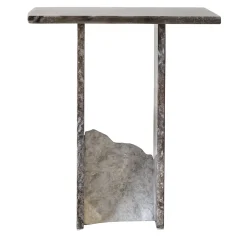 Stone Stackers Side Tables<SST013-2 Frappuccino Marble Side Table