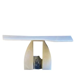 Stone Stackers Coffee Tables<SST020 Honey Onyx Marble Table