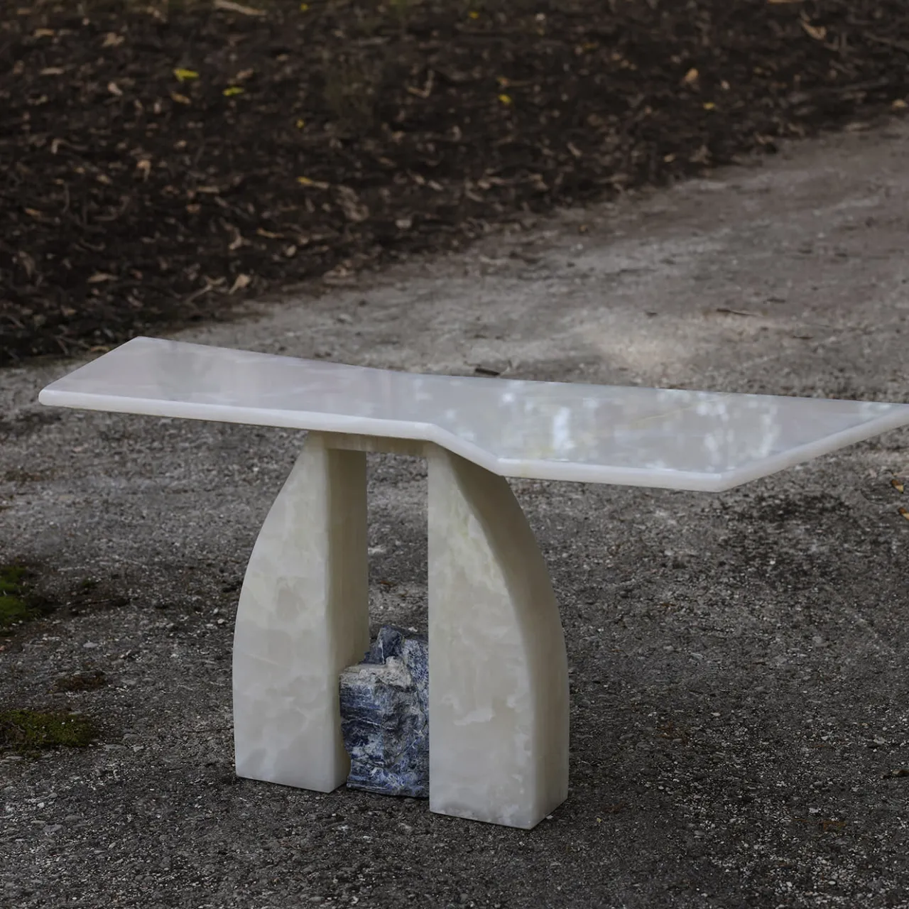 Stone Stackers Coffee Tables<SST020 Honey Onyx Marble Table