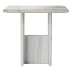 Stone Stackers Side Tables<SST016-4 Invisible Ivory & Velluto Onyx Marble Side Table