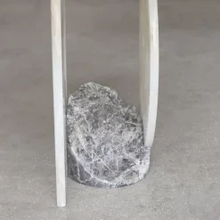 Stone Stackers Side Tables<SST026 Onyx Marble Sculptural Side Table