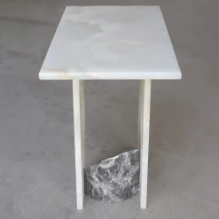 Stone Stackers Side Tables<SST026 Onyx Marble Sculptural Side Table