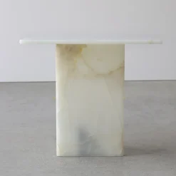 Stone Stackers Side Tables<SST026 Onyx Marble Sculptural Side Table