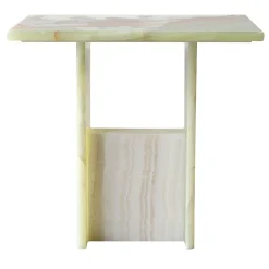 Stone Stackers Side Tables<SST016-2 Onyx Marble Side Table