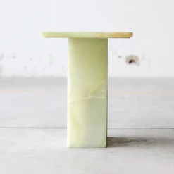 Stone Stackers Side Tables<SST016-2 Onyx Marble Side Table