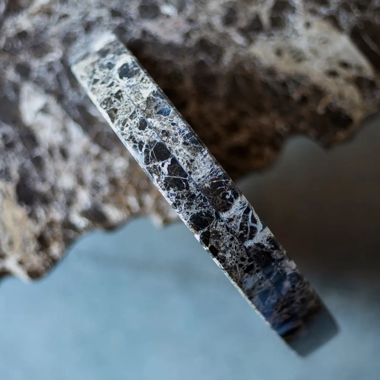 Stone Stackers Coffee Tables<SST011 Toffee Brown & Sahara Noir Marble Sculptural Coffee Table