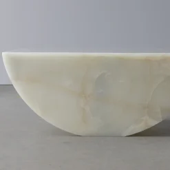 Stone Stackers Coffee Tables<SST017-1 White Onyx Marble Coffee Table