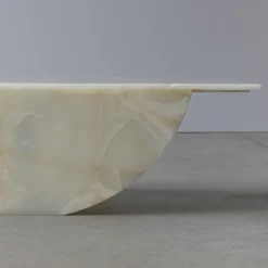 Stone Stackers Coffee Tables<SST017-1 White Onyx Marble Coffee Table
