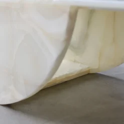 Stone Stackers Coffee Tables<SST017-1 White Onyx Marble Coffee Table