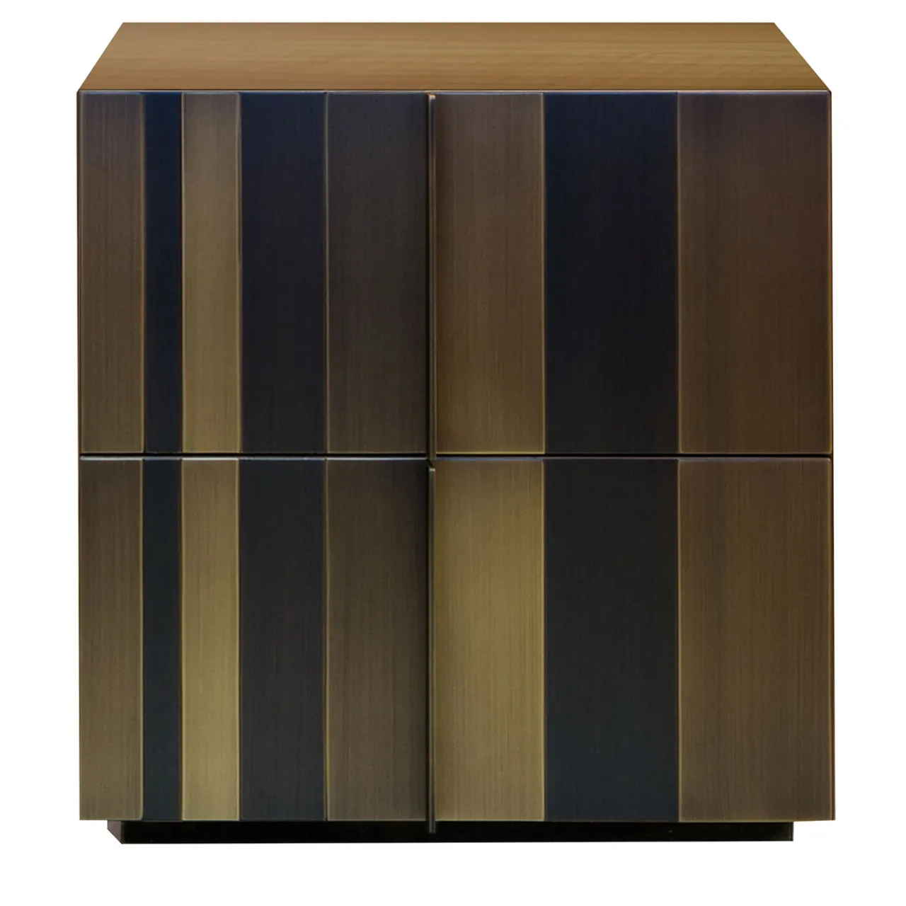 Laura Meroni Nightstands<ST 09 Burnished Copper Bedside Table
