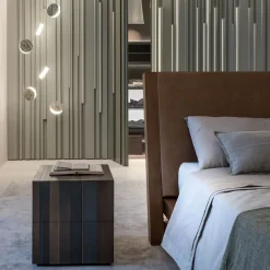 Laura Meroni Nightstands<ST 09 Burnished Copper Bedside Table