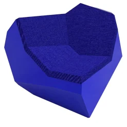 [1+2=8] Outdoor Armchairs<21st Century Blue Rolling Stone Armchair