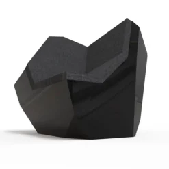 [1+2=8] Outdoor Armchairs<21st Century Dark Grey Rolling Stone Armchair