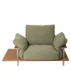 Mantellassi 1926 Outdoor Armchairs<Stand Out Green Outdoor Armchair with Side Table