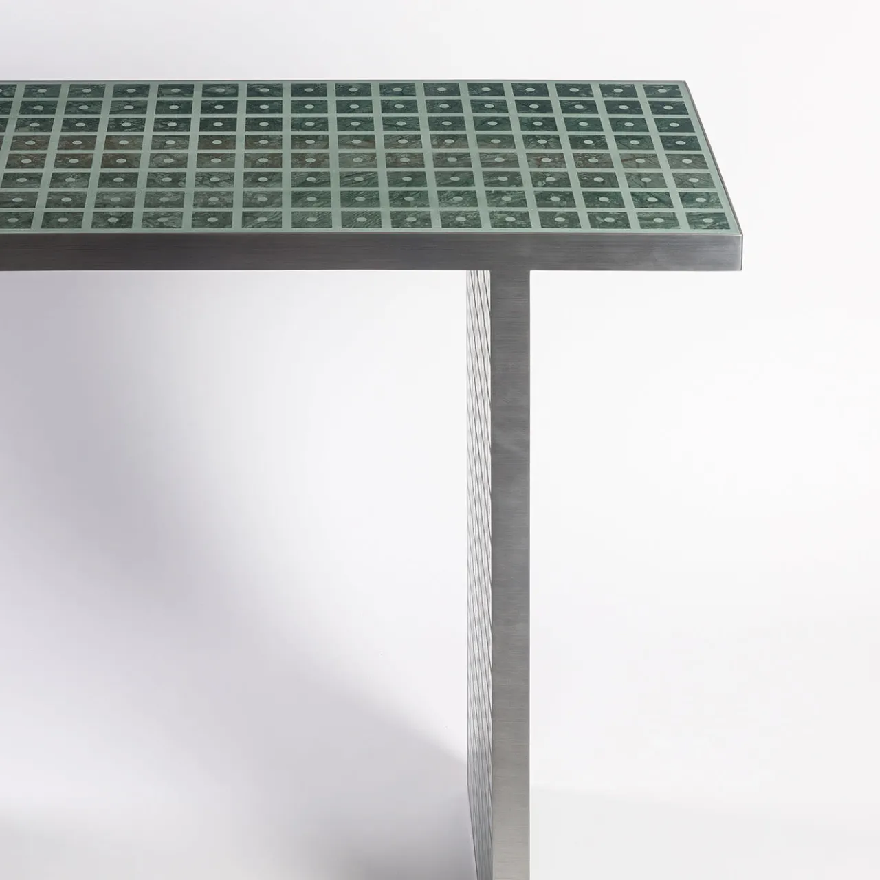 Del Savio 1910 Consoles<Standard Geometries Green Guatemala Console by David/Nicolas