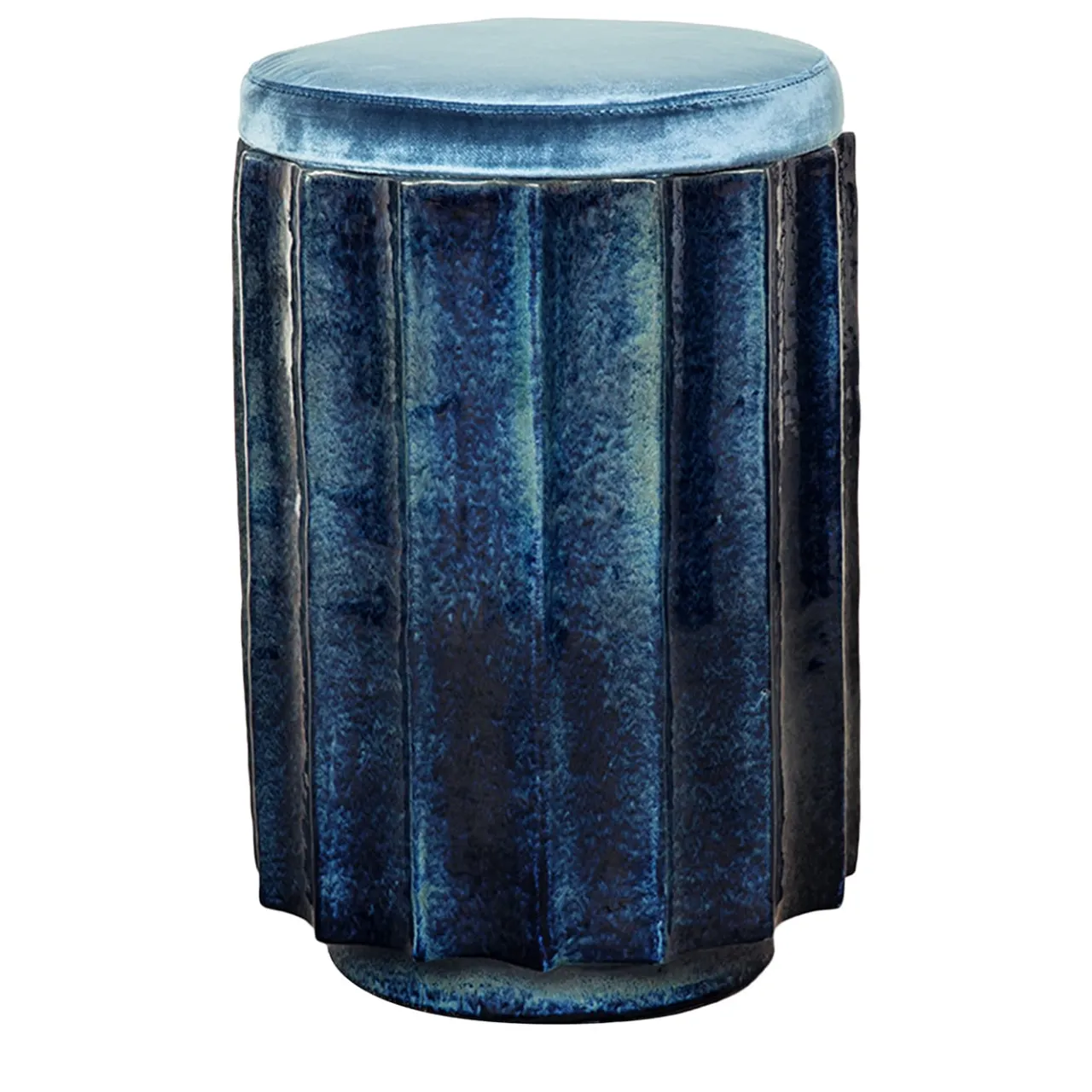 Doodesign Ottomans & Poufs<Stele Blue Pouf