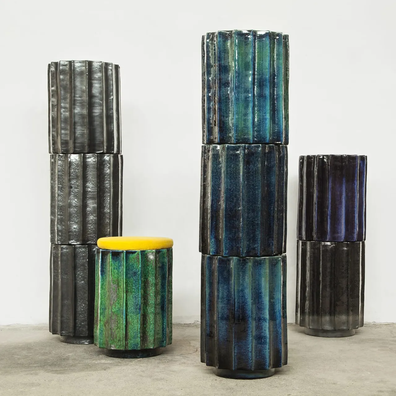 Doodesign Ottomans & Poufs<Stele Green Pouf