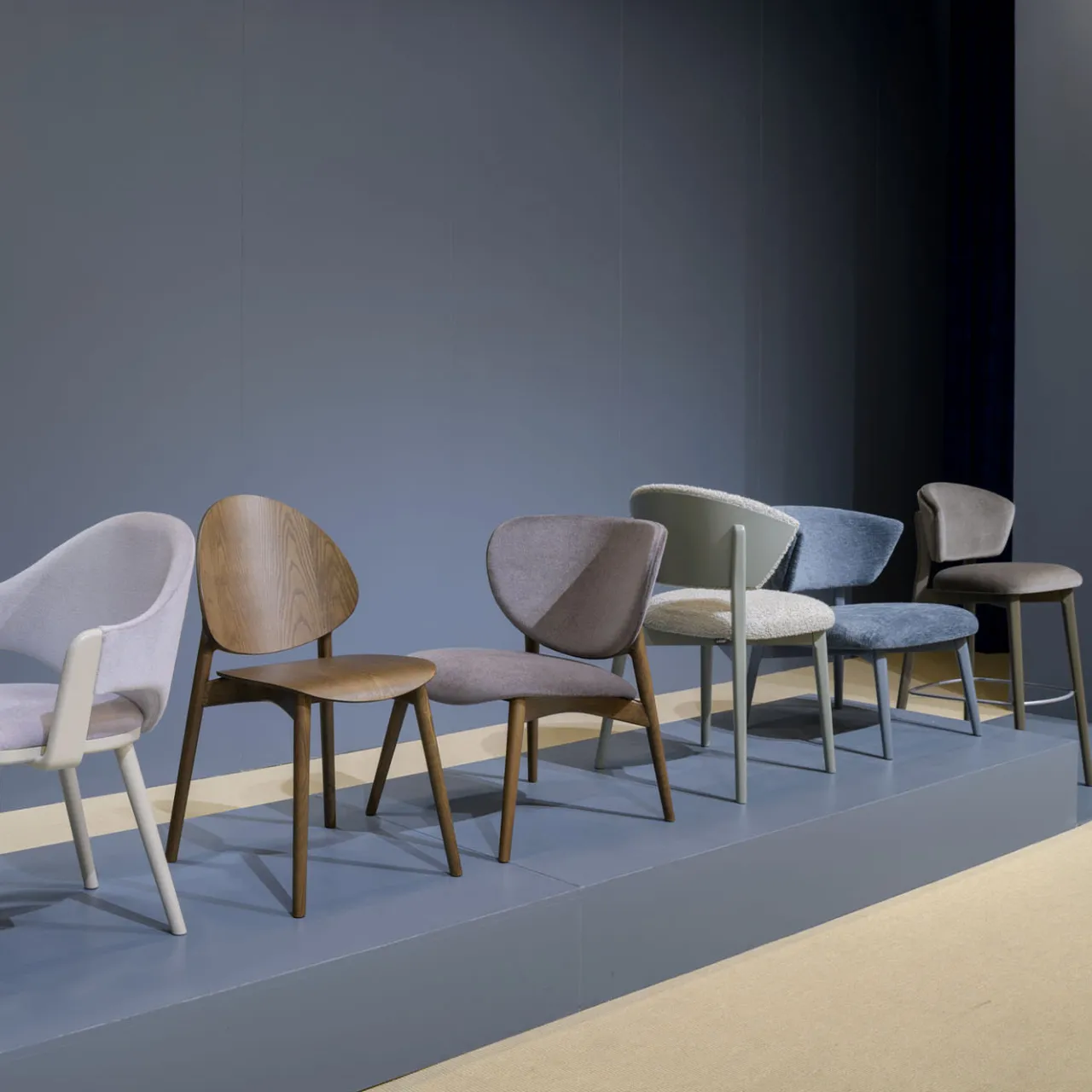 Billiani 1911 Chairs<Stella 823 Blue Lounge Chair By Matteo Ragni