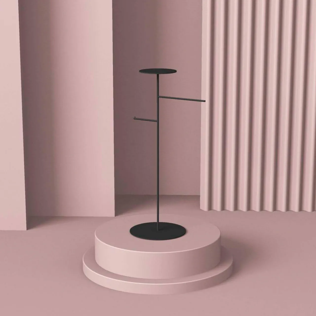 Nunzia Ponsillo Coat Stands<Stelo Black Coat Hanger and Object Rack