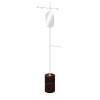 Nunzia Ponsillo Coat Stands<Stelo Emperador Dark and White Coat Hanger with Mirror