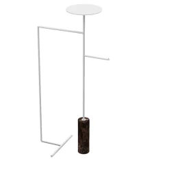 Nunzia Ponsillo Coat Stands<Stelo Emperador Dark and White Coat Hanger with Stand