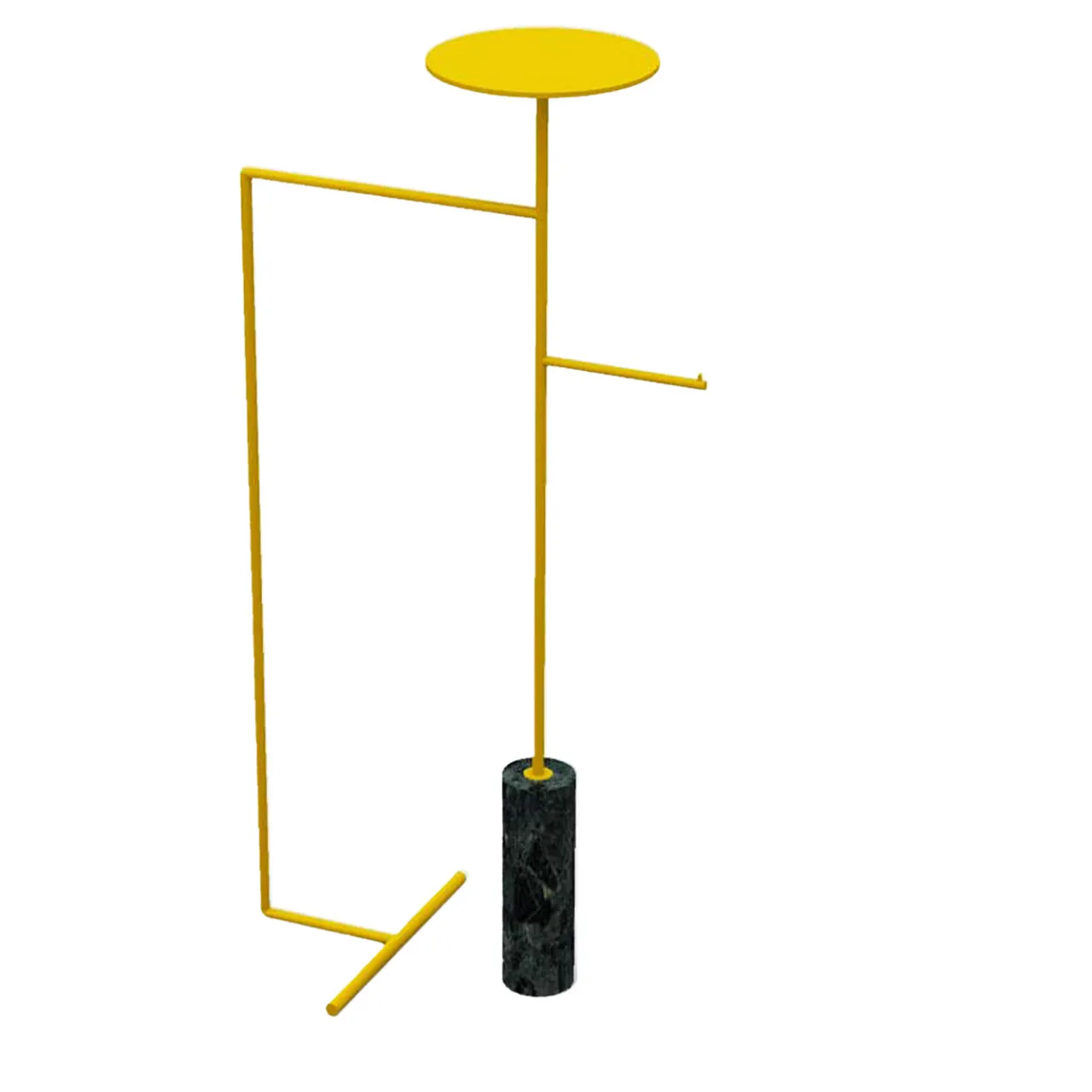 Nunzia Ponsillo Coat Stands<Stelo Green Guatemala and Yellow Coat Hanger with Stand
