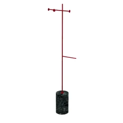 Nunzia Ponsillo Coat Stands<Stelo Green Guatemala and Red Coat Hanger