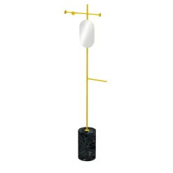 Nunzia Ponsillo Coat Stands<Stelo Green Guatemala and Yellow Coat Hanger with Mirror