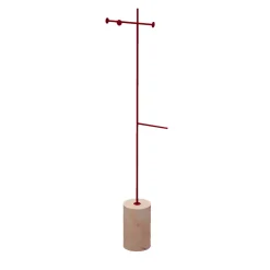 Nunzia Ponsillo Coat Stands<Stelo Pink Portogallo and Red Coat Hanger