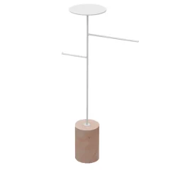 Nunzia Ponsillo Coat Stands<Stelo Pink Portogallo and White Coat Hanger and Object Rack