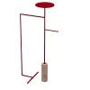 Nunzia Ponsillo Coat Stands<Stelo Pink Portogallo and Red Coat Hanger with Stand