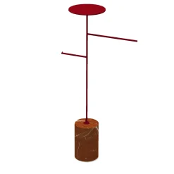 Nunzia Ponsillo Coat Stands<Stelo Red Alicante and Red Coat Hanger and Object Rack