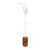 Nunzia Ponsillo Coat Stands<Stelo Red Alicante and White Coat Hanger with Mirror