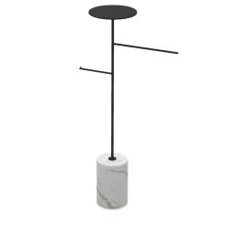 Nunzia Ponsillo Coat Stands<Stelo White Carrara and Black Coat Hanger and Object Rack