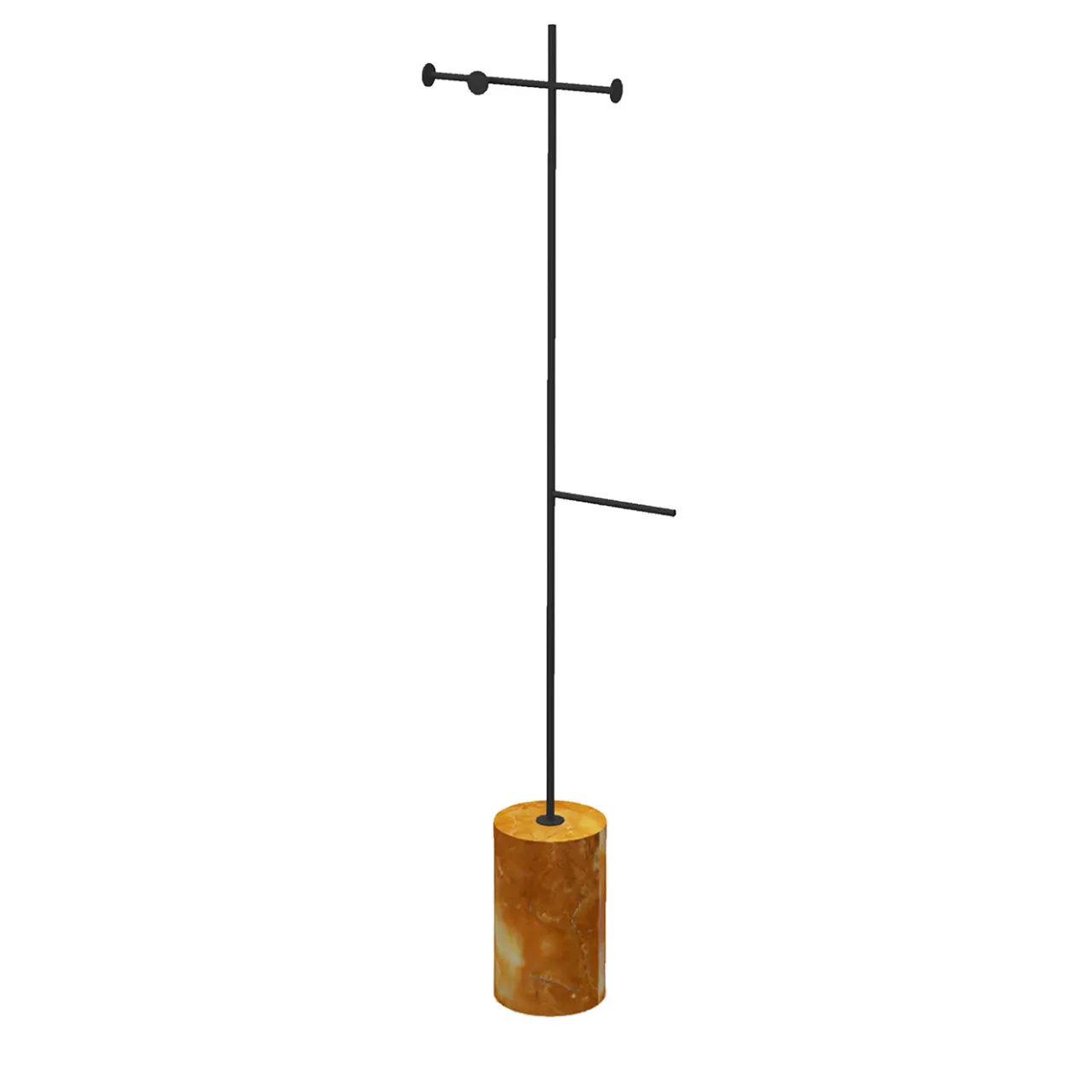 Nunzia Ponsillo Coat Stands<Stelo Yellow Siena and Black Coat Hanger