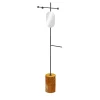 Nunzia Ponsillo Coat Stands<Stelo Yellow Siena and Black Coat Hanger with Mirror