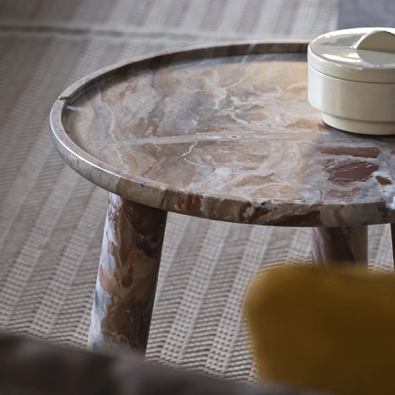 Exteta Coffee Tables<Stone Round Coffee Table 50 by Ludovica and Roberto Palomba
