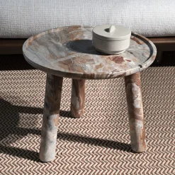Exteta Coffee Tables<Stone Round Coffee Table 50 by Ludovica and Roberto Palomba