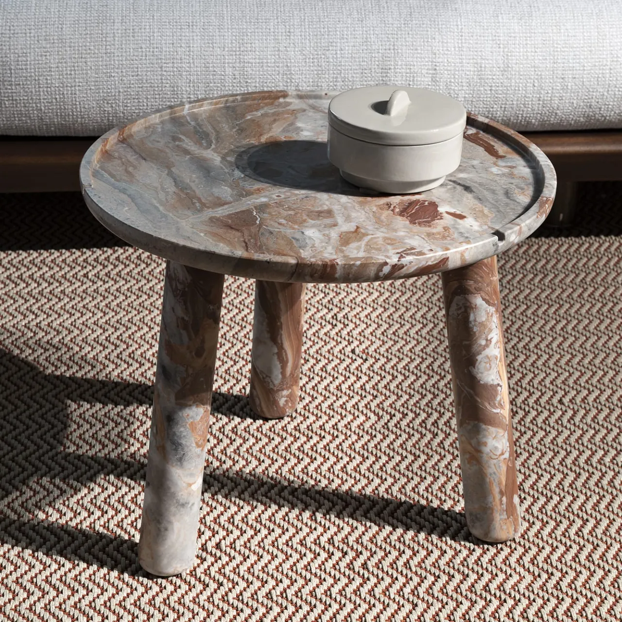 Exteta Coffee Tables<Stone Round Coffee Table 50 by Ludovica and Roberto Palomba