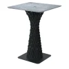 Giorgio Collection Outdoor Dining Tables<Stone Top Black Outdoor Bar Table