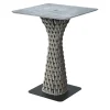 Giorgio Collection Outdoor Dining Tables<Stone Top Gray Outdoor Bar Table