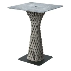 Giorgio Collection Outdoor Dining Tables<Stone Top Gray Outdoor Bar Table