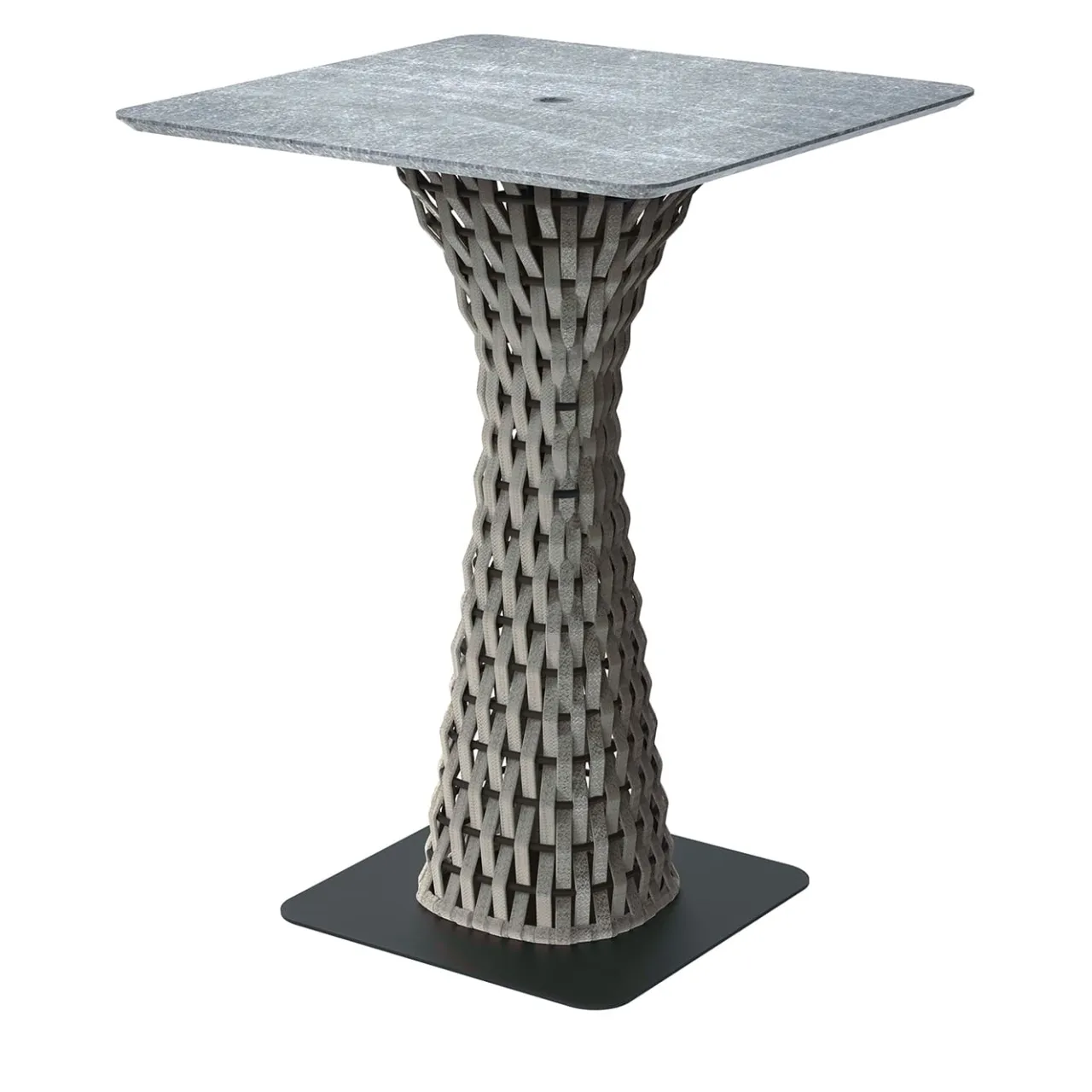 Giorgio Collection Outdoor Dining Tables<Stone Top Gray Outdoor Bar Table